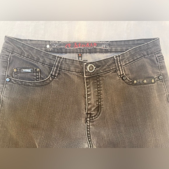 Stonewashed Jeans “EMBELLISHED” - Picture 3 of 5